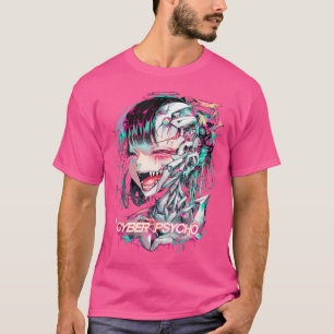 T-shirt Cyberpunk psychédélique Trippy Rainbow Cyber Psych