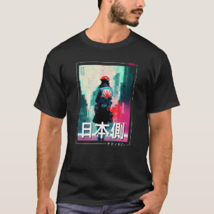 T-shirt Cyberpunk rétro Tokyo indie lo-fi japon esthétique