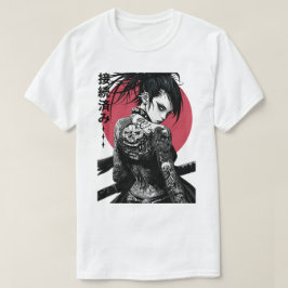 T-shirt Cyberpunk Samurai Vaporwave 