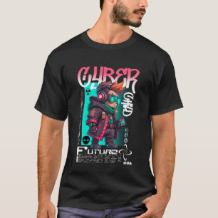 T-shirt Cyberpunk urbain Vêtements de rue Cyberenfant Futu