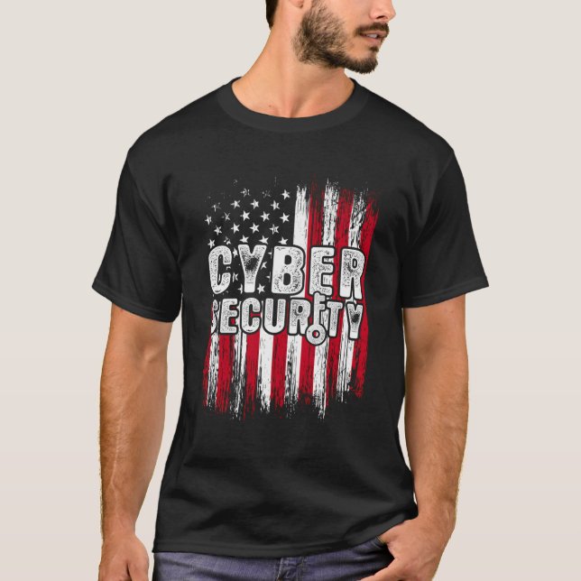 T-shirt Cybersécurité IT Analyst Educating Certified Tech  (Devant)
