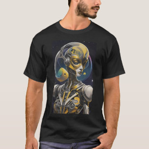 T-shirt Cybille Ken Gage Cyborg Sci-Fi