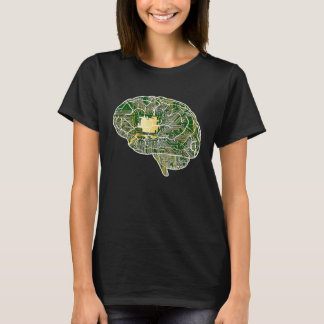 T-shirt Cyborg Cerveau Cybernétique