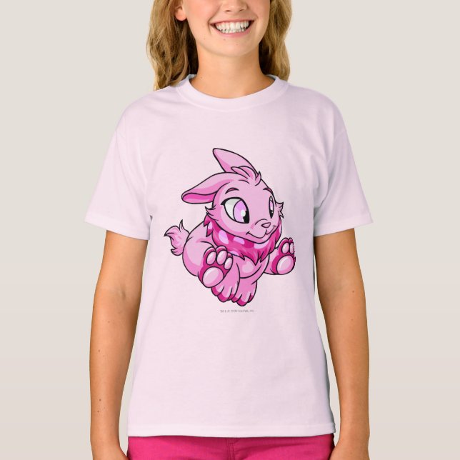 T-shirt Cybunny rose (Devant)