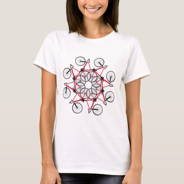 T-shirt Cycle de bicyclette (Devant)