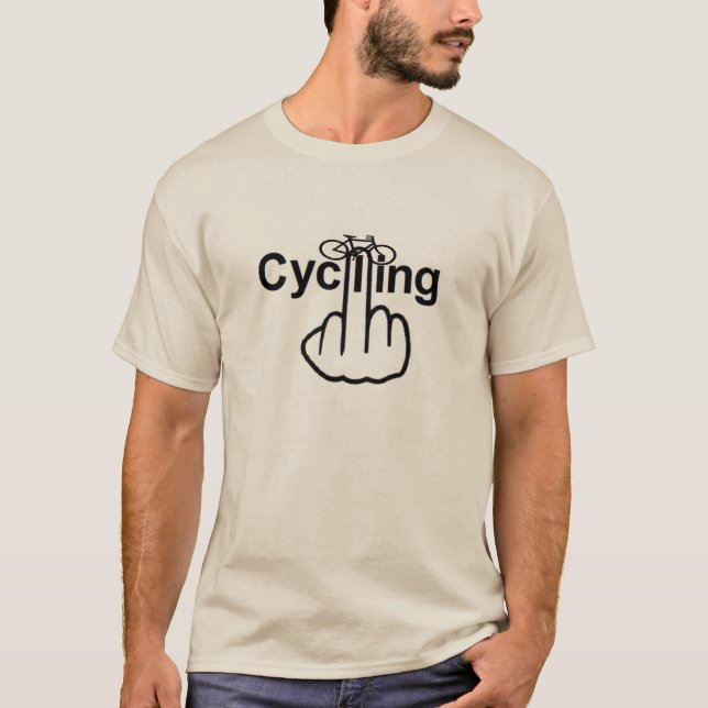 T - Shirt Cycle Gedreht (Vorderseite)