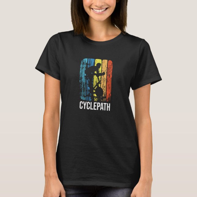 T-shirt Cyclepath  Cycling and spin bike class woman (Devant)