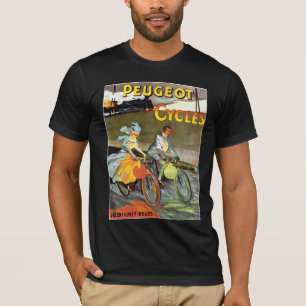 T-shirt Cycles Peugeot Vélo Art Vintage