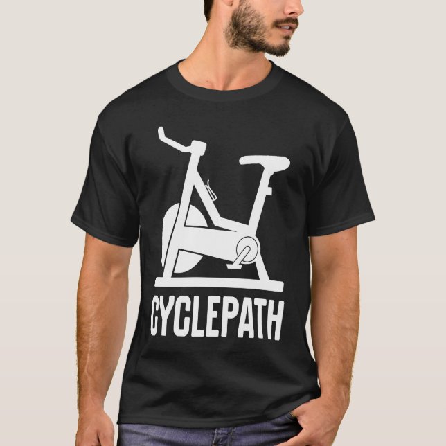 T-shirt Cycling Cyclepath  cyclists gym instructors (Devant)