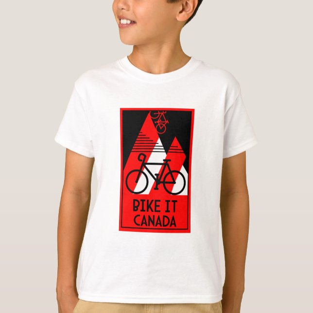 T-shirt Cyclisme Canada (Devant)
