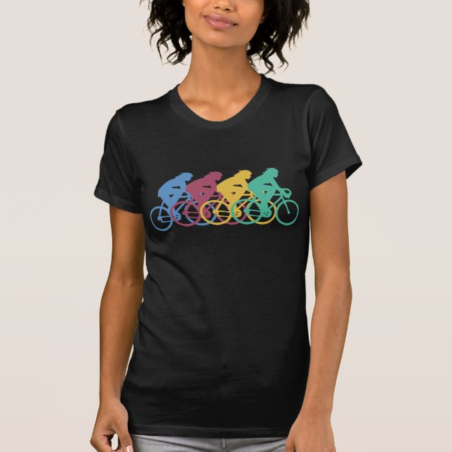 T-shirt Cyclisme (femelle) (Devant)