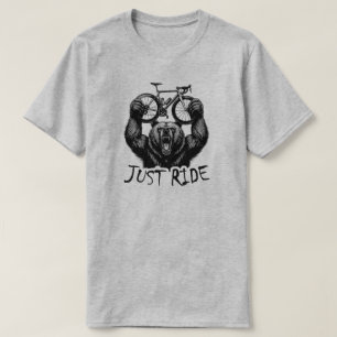 T-shirt Cyclisme Juste Ride Ours