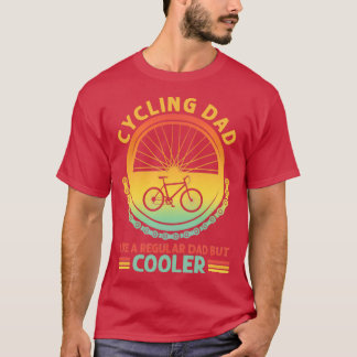 T-shirt Cyclisme Papa Vélo de montagne Vélo Pères d'annive