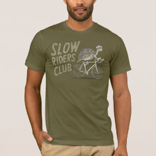 T-shirt Cyclisme : Tortoise Slow Riders Club