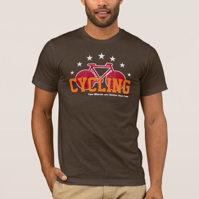 T-shirt Cyclisme, vélo, deux roues (Devant)