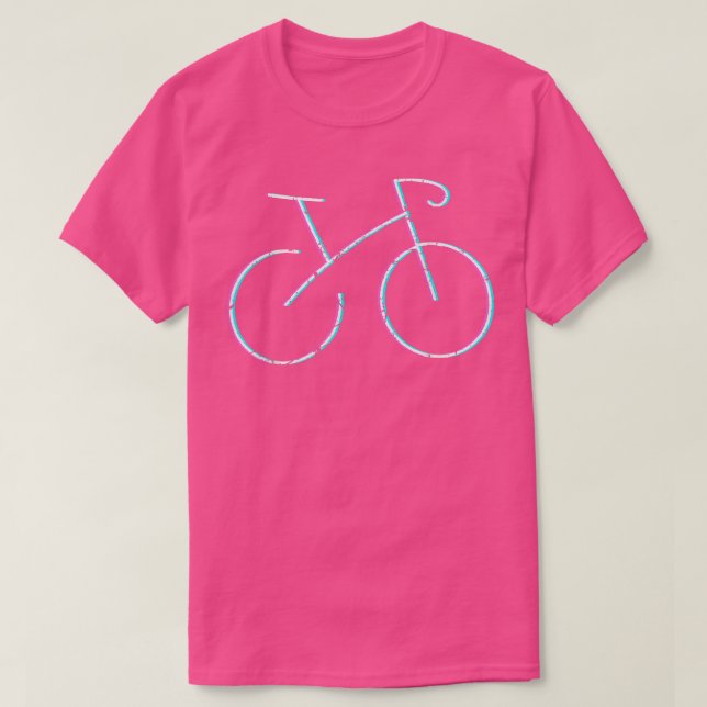 T-shirt Cyclist funny vintage bicycle cyclist421 (Design devant)