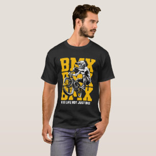 T-shirt Cycliste BMX Vélo Extrême Cascade Cyclisme en Libe