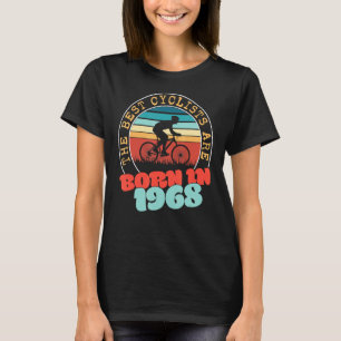 T-shirt Cycliste de 54 ans Né en 1968 54e anniversaire Cy