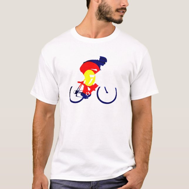 T-shirt Cycliste du Colorado (Devant)