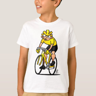 T-shirt Cycliste - faisant un cycle