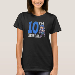 T-shirt Cycliste Garçon 10e anniversaire Boy Bmx Vélo Cycl