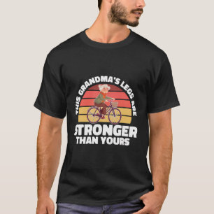 T-shirt Cycliste Rétro Grand-mère Vélo - Cycline Vintage