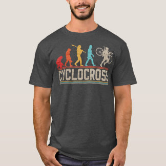 T-shirt Cyclocross Bicycle Evolution de l'homme Ride Grave