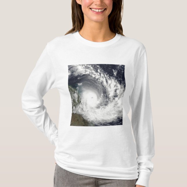 T-shirt Cyclone tropical au-dessus de l'Australie (Devant)