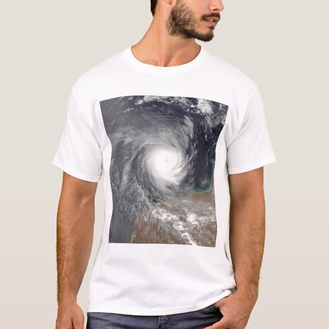 T-shirt Cyclone tropical Billy au large de l'Australie (Devant)