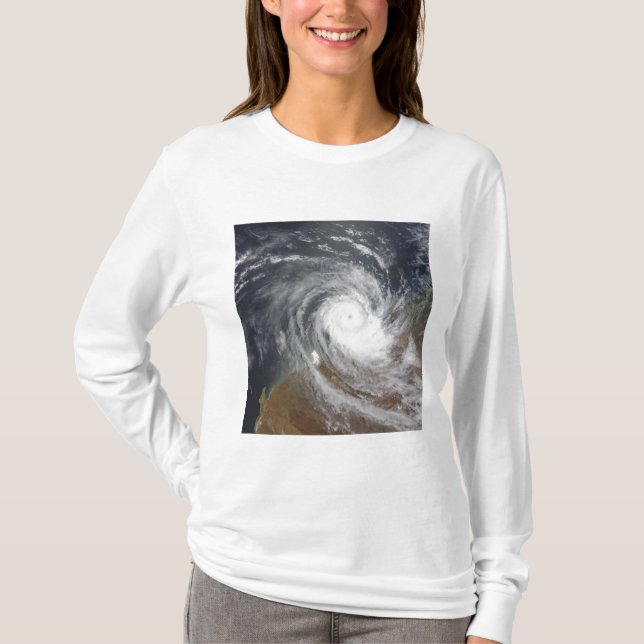 T-shirt Cyclone tropical Billy sur l'Australie 2 (Devant)