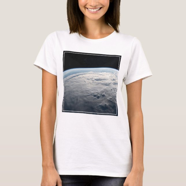 T-shirt Cyclone Tropical Idai Au-Dessus De La Côte D'Afriq (Devant)