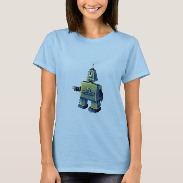 T-shirt Cyclops Robot avec statique (Devant)