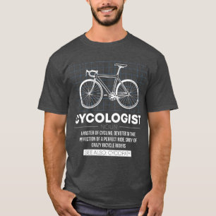 T-shirt Cycologiste Cycopath Définition Noun Bicyclette