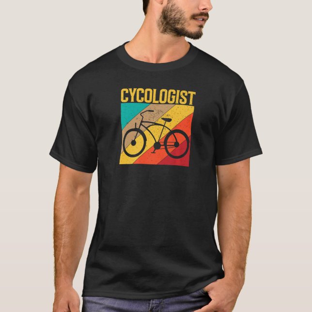 T-shirt Cycologiste de la vieille époque (Devant)