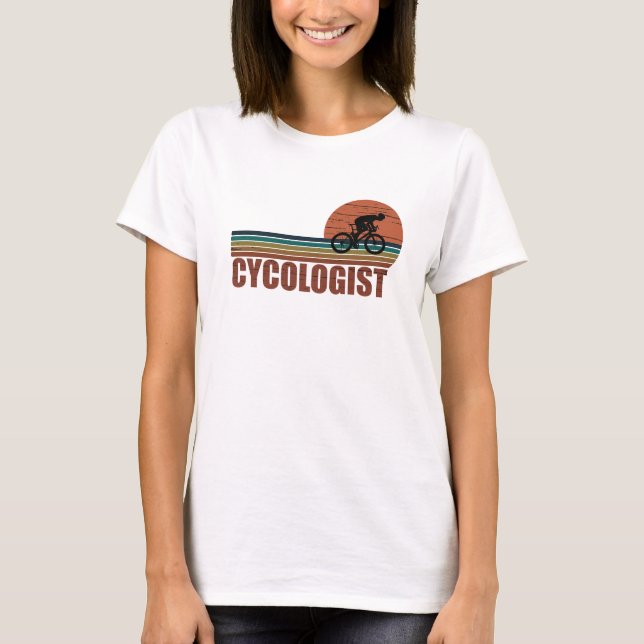 T-shirt Cycologiste drôle dire vélo (Devant)