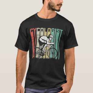T-shirt Cycologiste vintage Vélo de Montagne Cyclisme Drôl