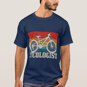 T-shirt Cycologiste VTT VTT VTT Vintage Cyclisme