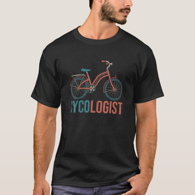 T-shirt Cycologue Funny Vélo S Pour Hommes Vélo Cadeau (Devant)