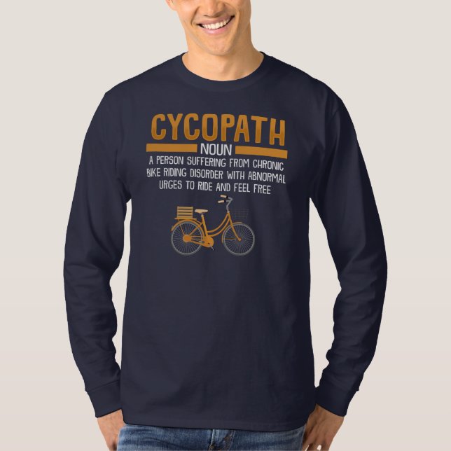 T-shirt Cycopath Cycliste (Devant)
