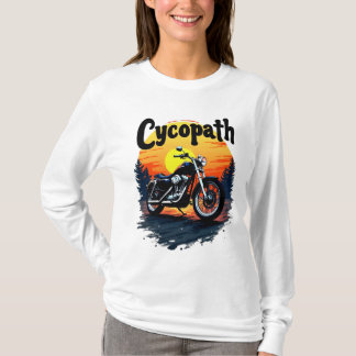 T-shirt Cycopath Greatest Biker Tee avec le coucher de sol