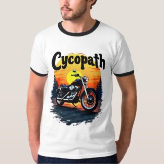 T-shirt Cycopath Greatest Biker Tee avec le coucher de sol