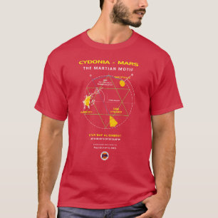 T-shirt Cydonia-Mars : Motif