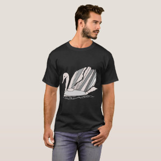 T-shirt cygne Art Déco