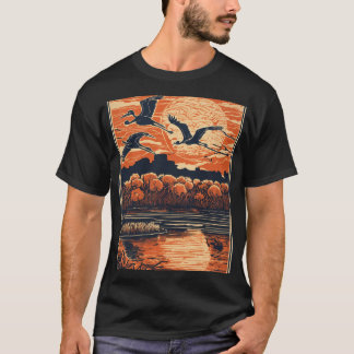 T-shirt Cygne en pleine ascension
