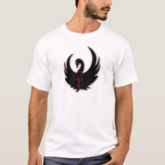 T-shirt Cygne noir avec Ankh