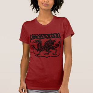 T-shirt Cymru - Pays de Galles - Vintage