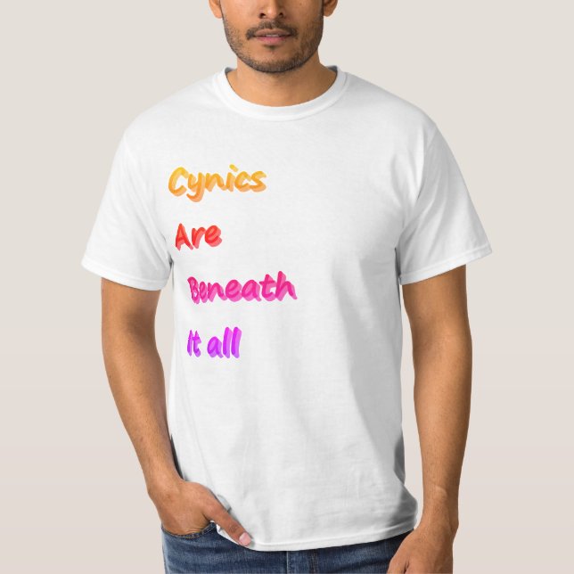 T-shirt Cynics (Devant)