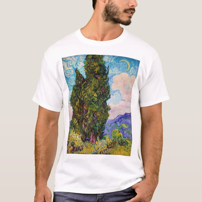 T-shirt Cyprès, Van Gogh (Devant)