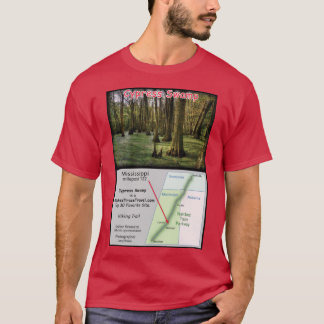 T-shirt Cypress Marécage sur la promenade Natchez Trace