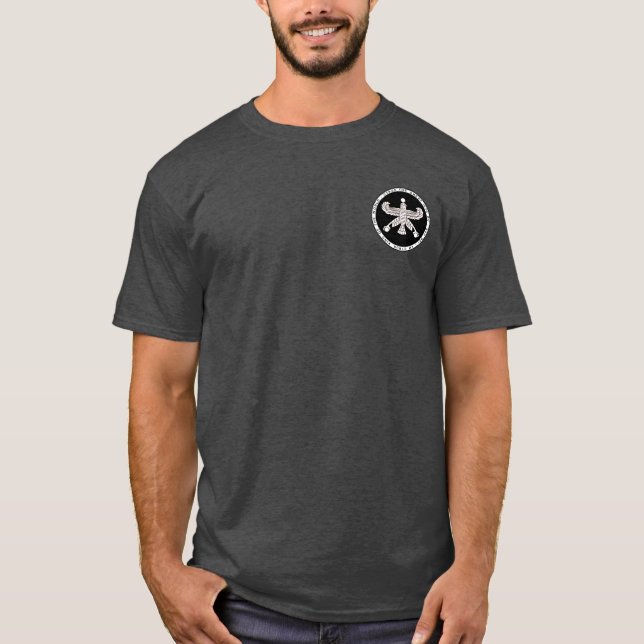 T-shirt Cyrus la grande chemise noire et blanche de joint (Devant)
